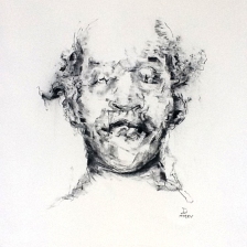 Stephen W. Douglas, Study for Happy Murderer, 2015